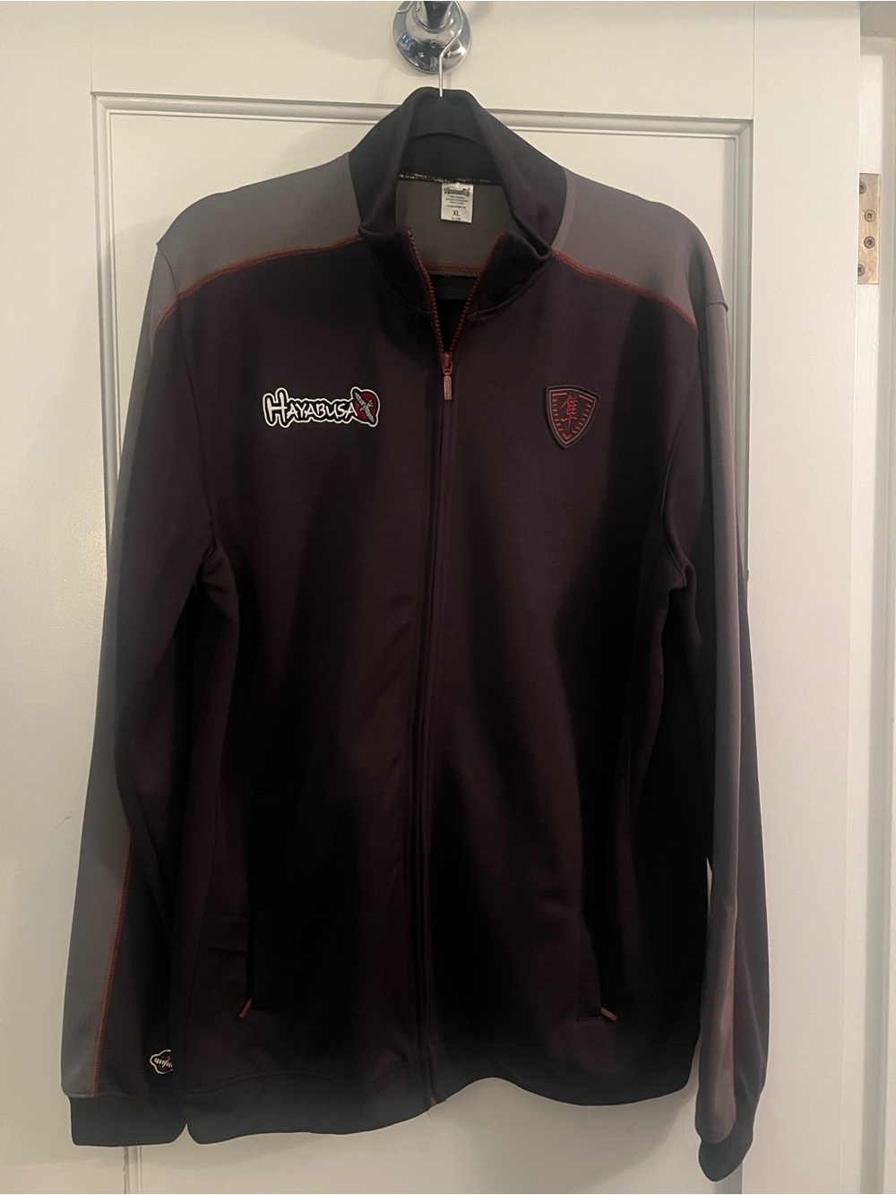 Hayabusa Men's Black Performance Full-Zip Training Jacket